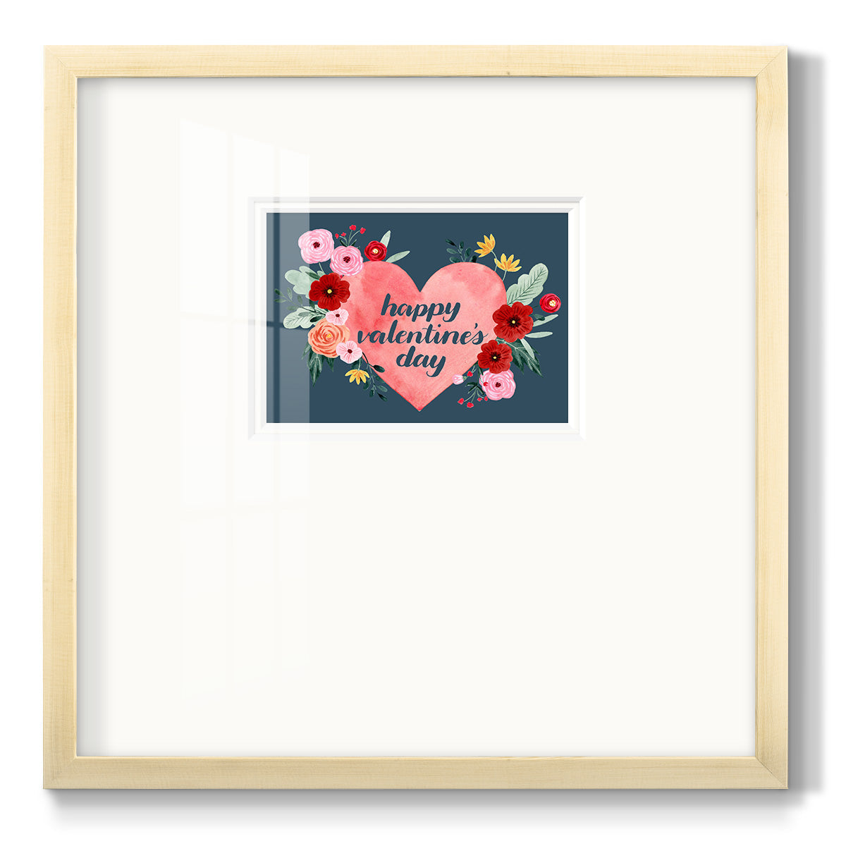 Sweet Hearts Collection A Premium Framed Print Double Matboard