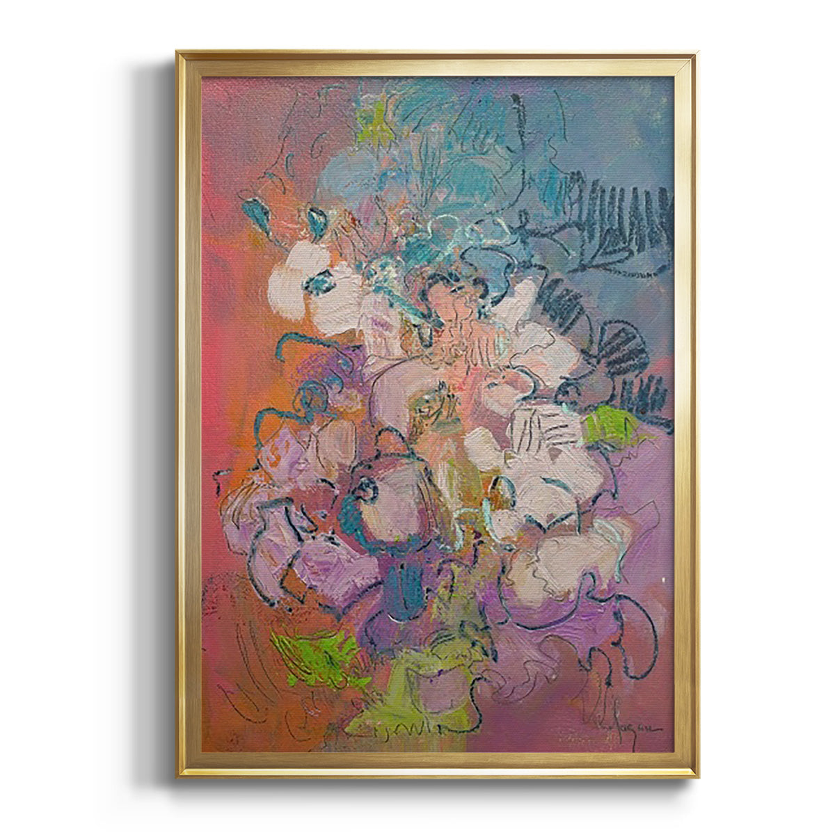 Archipelago - Modern Framed Canvas Print