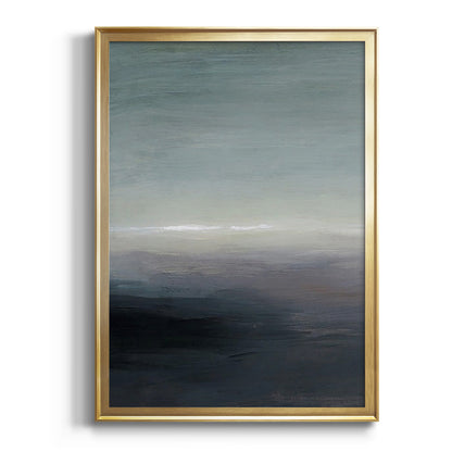 Windy Moor I - Modern Framed Canvas Print