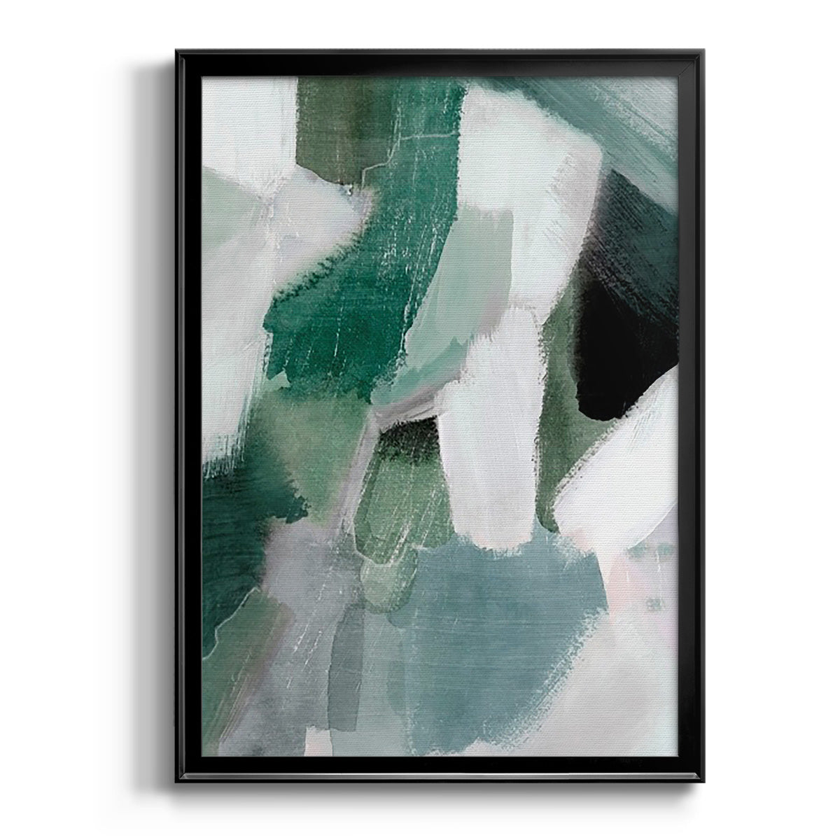 Turquoise Waters II - Modern Framed Canvas Print