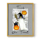 Trick or Treat Ghost - Restickable Framed Art Print