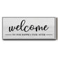 Welcome Ever After - Floater Framed Canvas Print