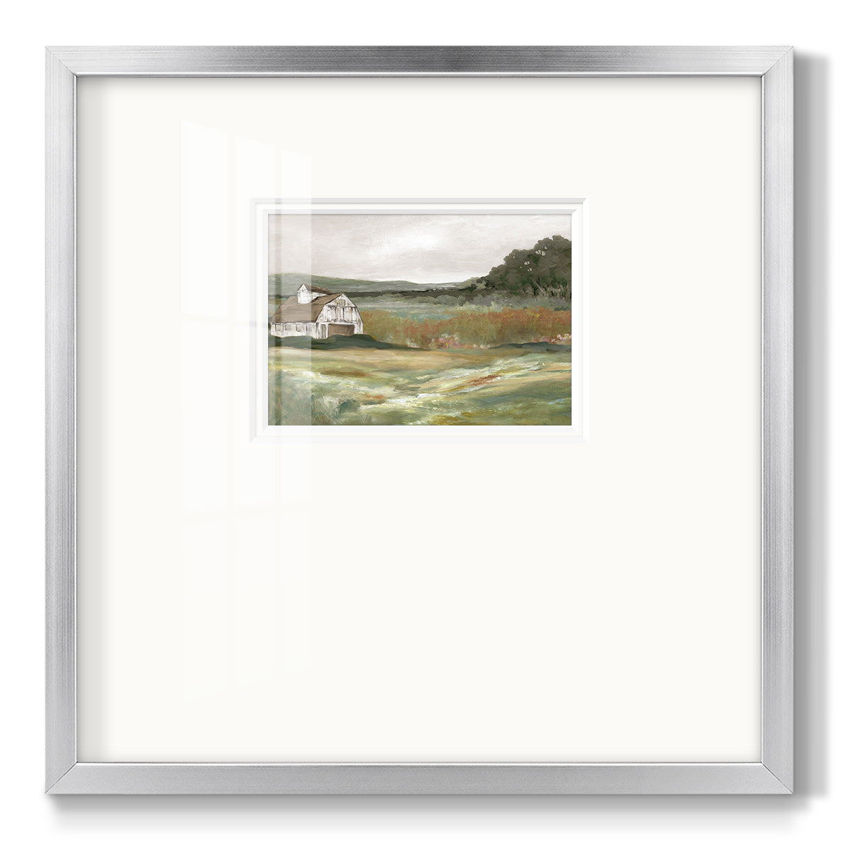 Afternoon on the Farm Premium Framed Print Double Matboard