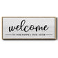 Welcome Ever After - Floater Framed Canvas Print