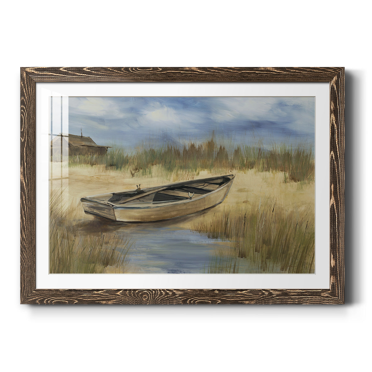 Fisherman's Friend - Barnwood Framed Art Print