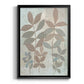 Leaf Cluster II - Modern Framed Canvas Print