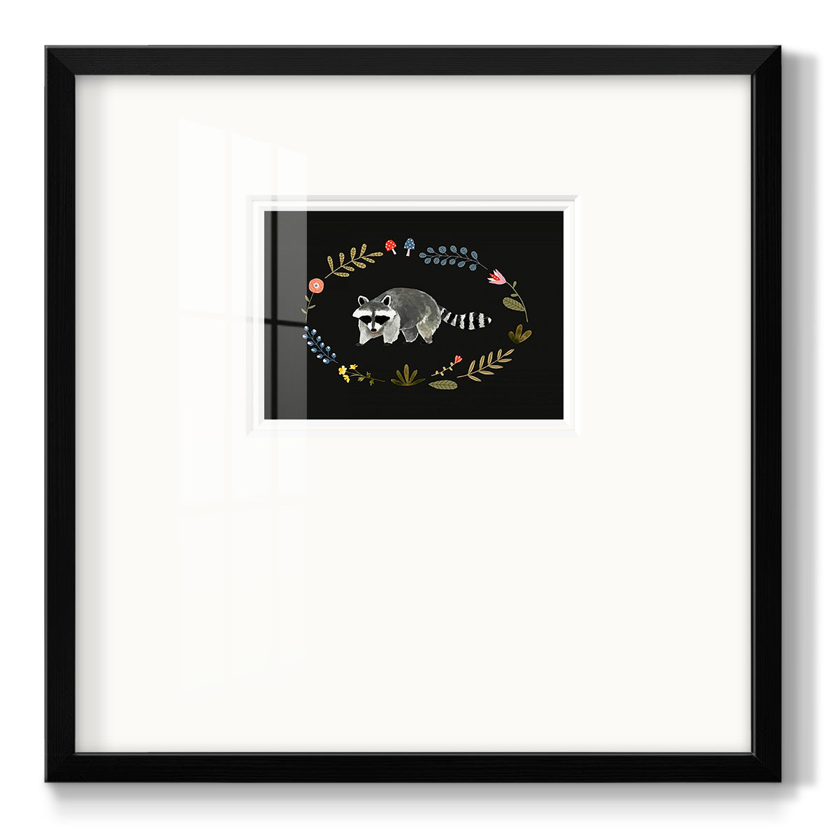 Critter & Foliage IV Premium Framed Print Double Matboard