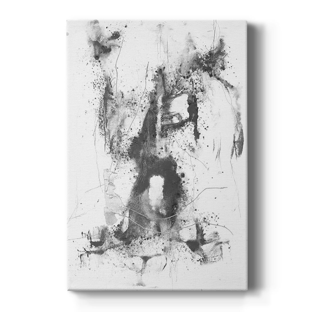 Graphite Abstract II Premium Gallery Wrapped Canvas - Ready to Hang