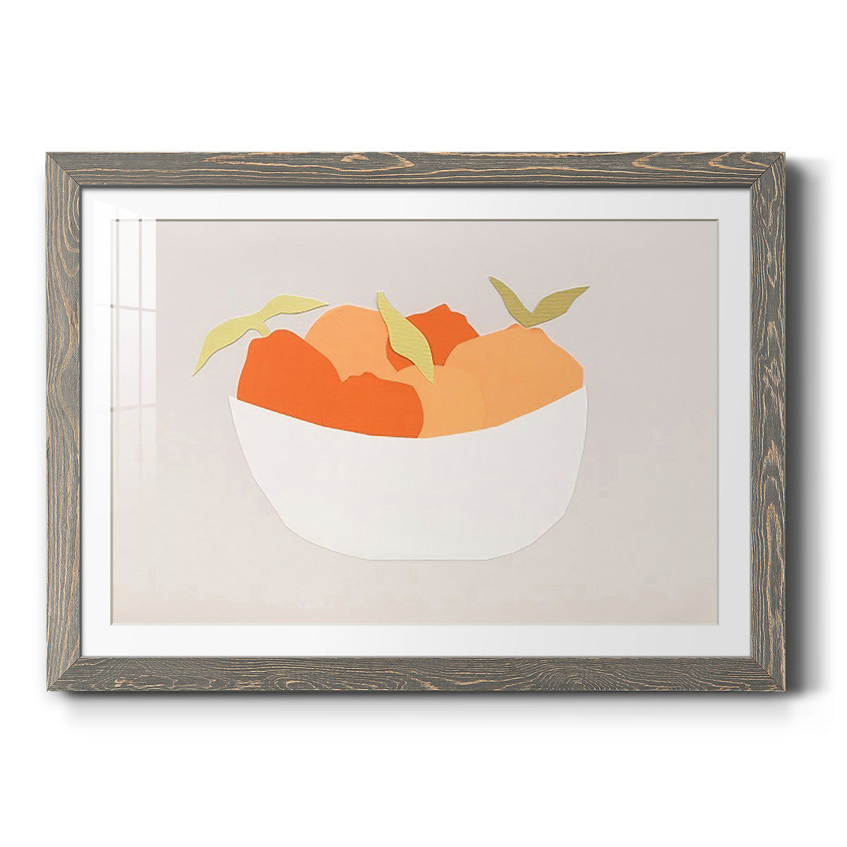 Sumo Citrus II - Barnwood Framed Art Print