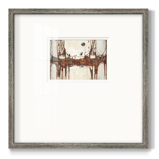 Building Bridges- Premium Framed Print Double Matboard