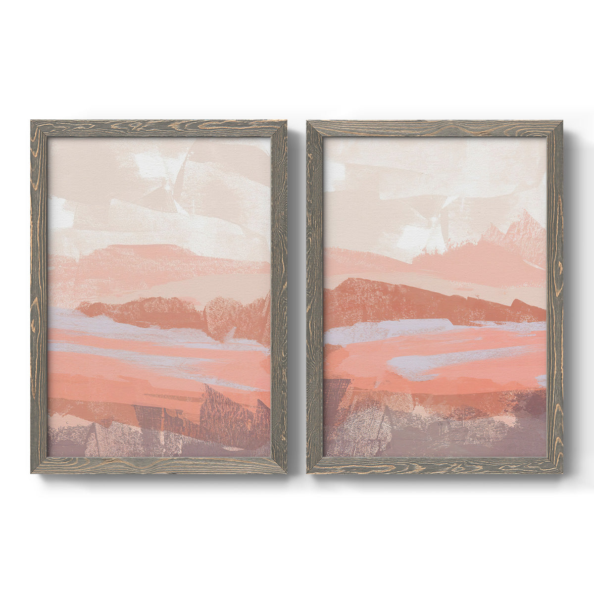 Dusty Desert I - Premium Framed Canvas 2 Piece Set - Ready to Hang