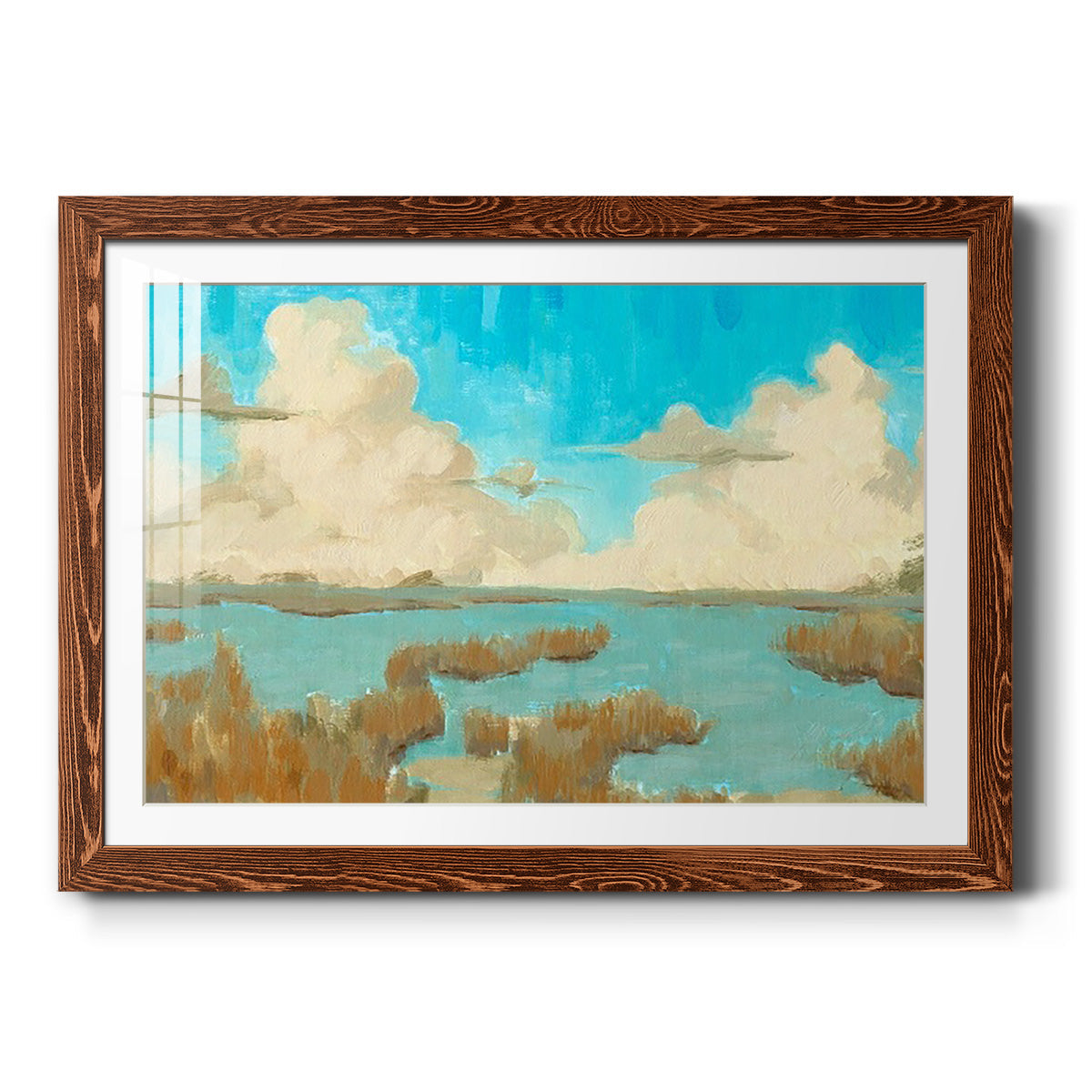 Fripp Island Water II - Barnwood Framed Art Print