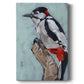 Woodpecker Paintstrokes I Premium Gallery Wrapped Canvas - Ready to Hang