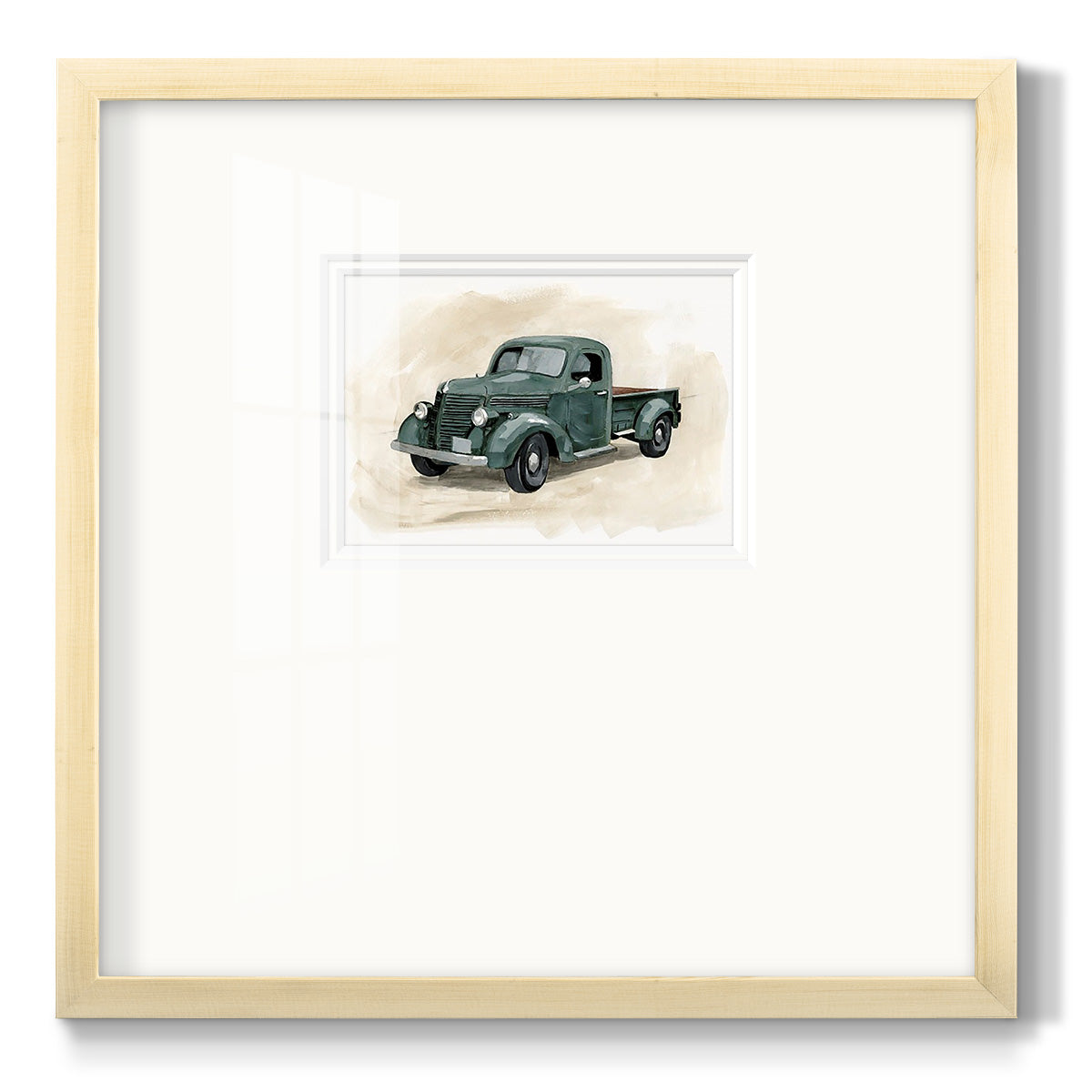 Pickup II - Double Matboard Framed Print