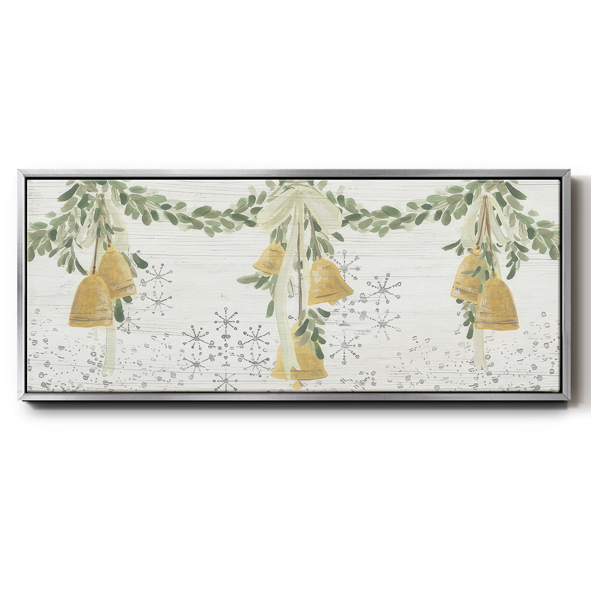 Holiday Bells - Floater Framed Canvas Print