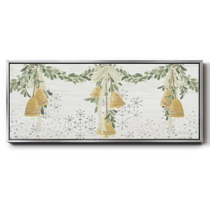 Weathered Aspen Wreath Collection D - Floater Framed Canvas Print
