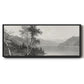 Lake George - Floater Framed Canvas Print