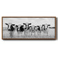 Grazing Pasture - Floater Framed Canvas Print