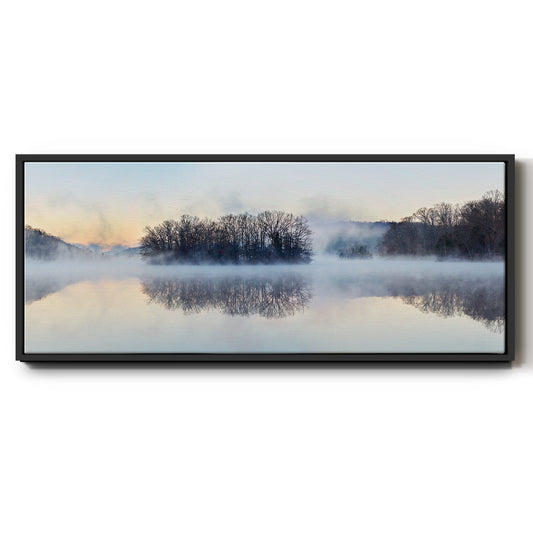 Scene on the Water VIII - Floater Framed Canvas Print
