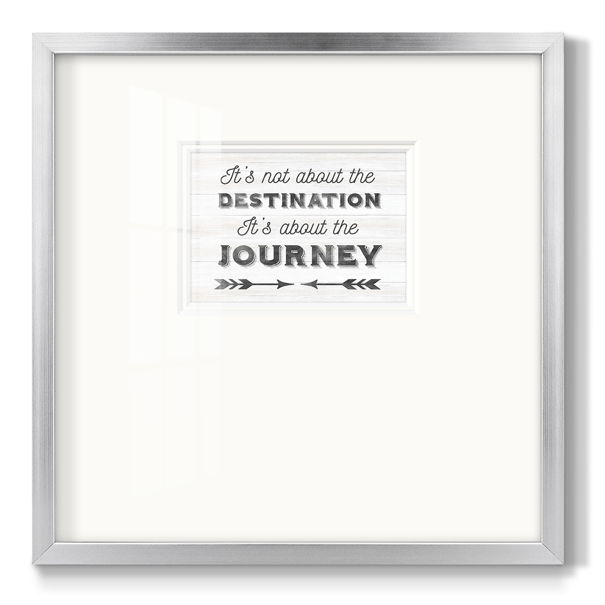 Destination - Double Matboard Framed Print