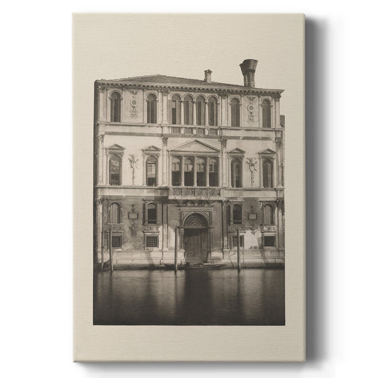 Vintage Views of Venice I Premium Gallery Wrapped Canvas - Ready to Hang