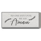 Say Amen - Floater Framed Canvas Print