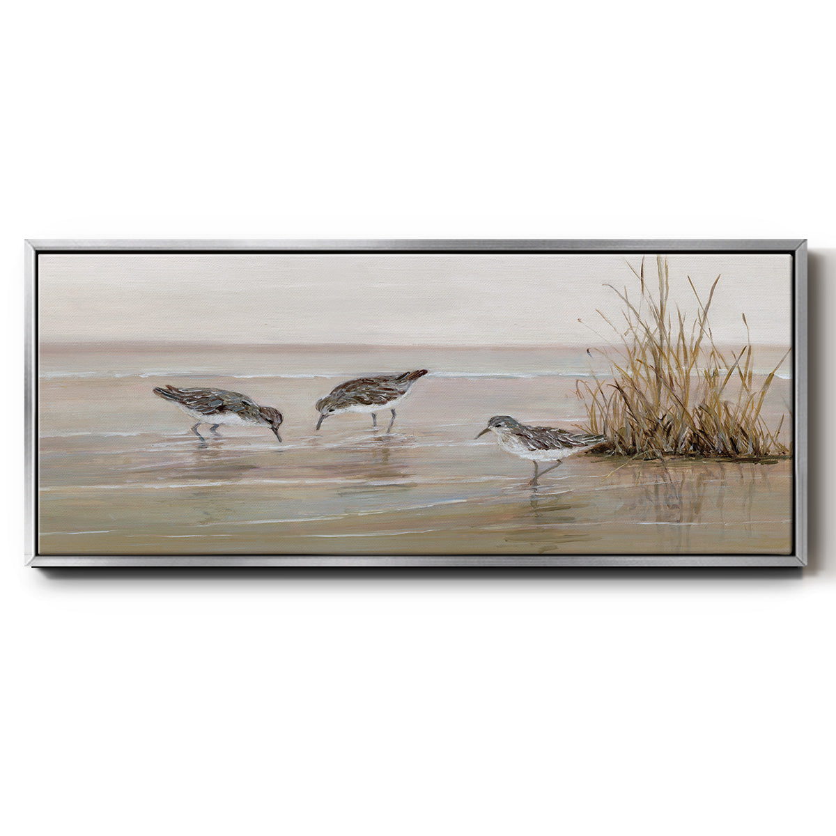 Early Risers II - Floater Framed Canvas Print