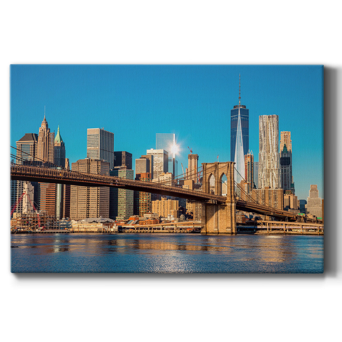 Skyline of Downtown New York City - Canvas Art Print
