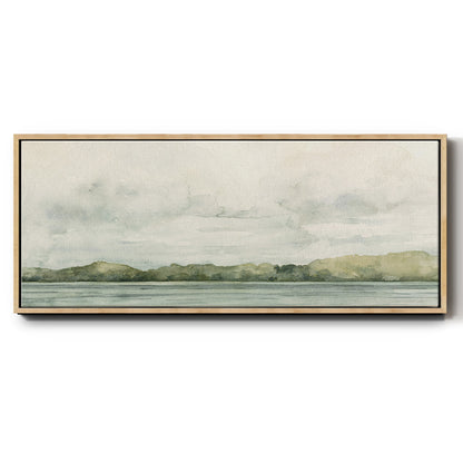 Riverside Views I - Floater Framed Canvas Print