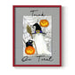 Trick or Treat Ghost - Restickable Framed Art Print