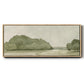 On Course I - Floater Framed Canvas Print
