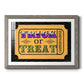 Trick or Treat Ticket - Barnwood Framed Art Print