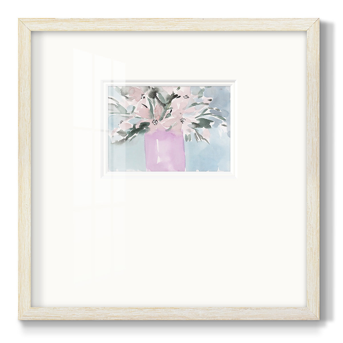 Broken Flowers II Premium Framed Print Double Matboard