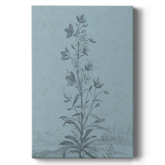 Botanical on Teal II Premium Gallery Wrapped Canvas - Ready to Hang