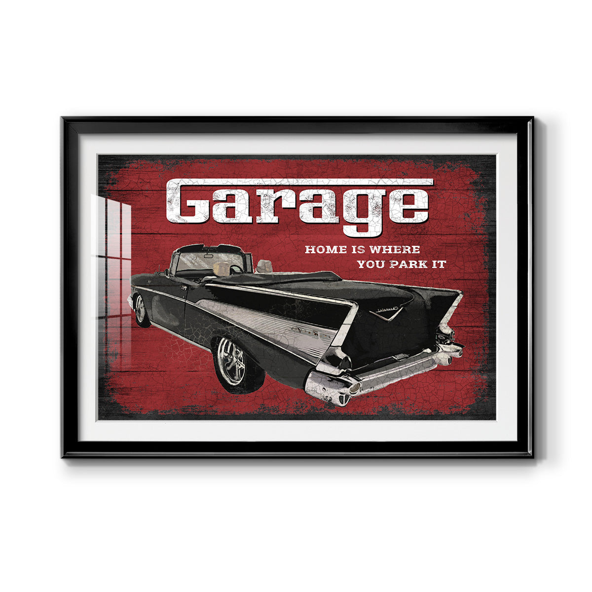 The Garage Premium Framed Print - Ready to Hang