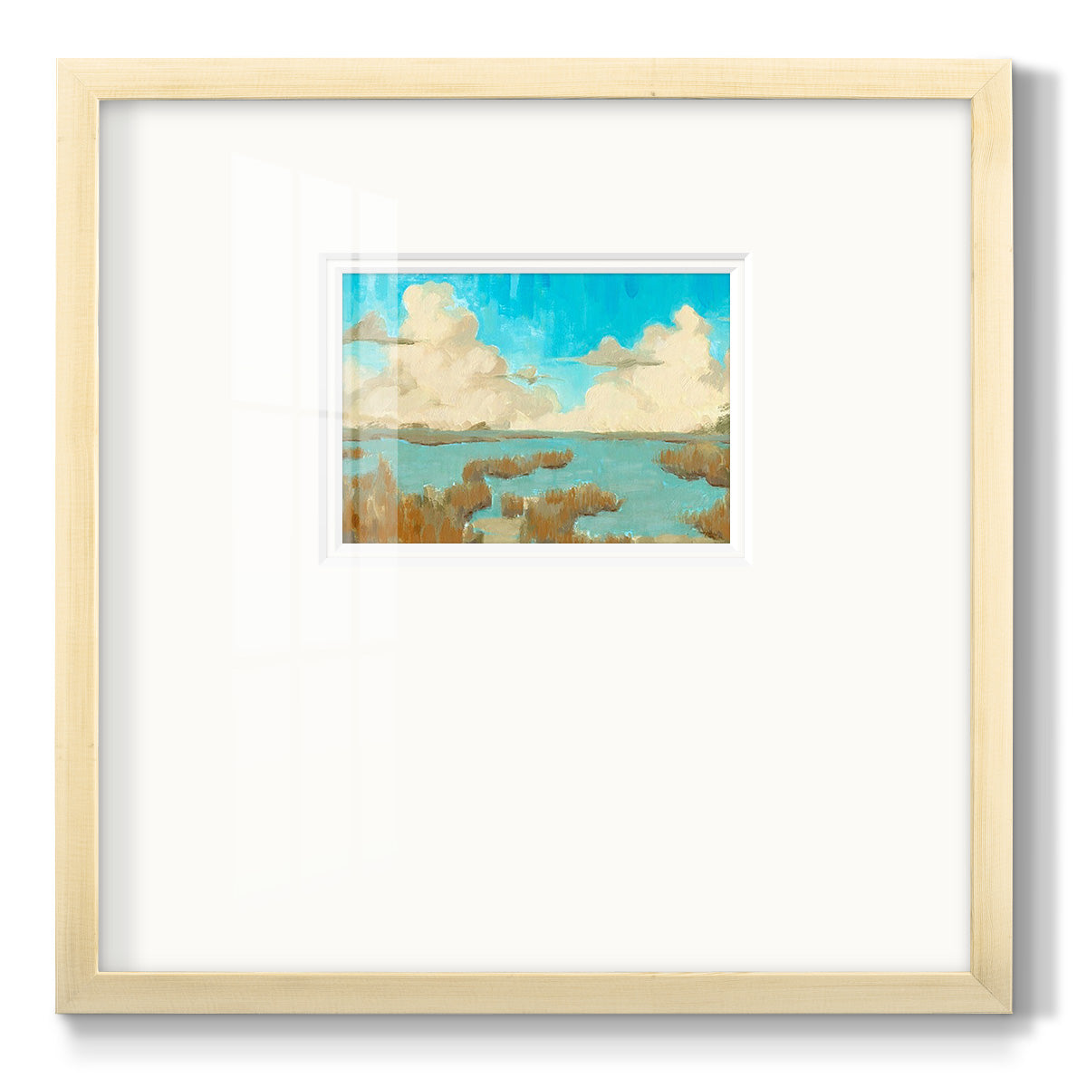 Fripp Island Water II Premium Framed Print Double Matboard