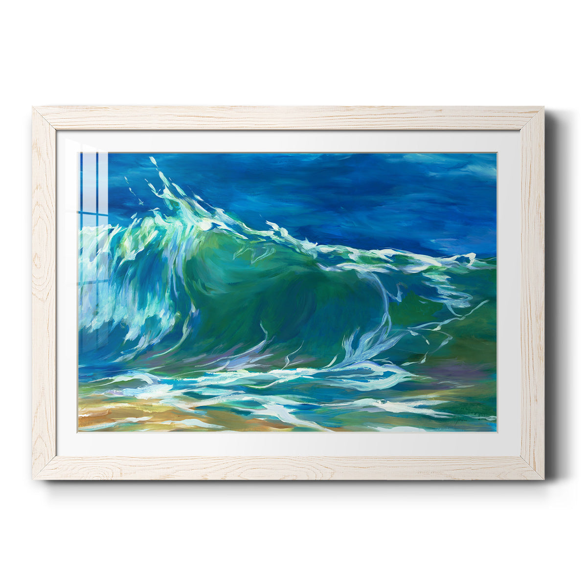 Green Flash - Barnwood Framed Art Print