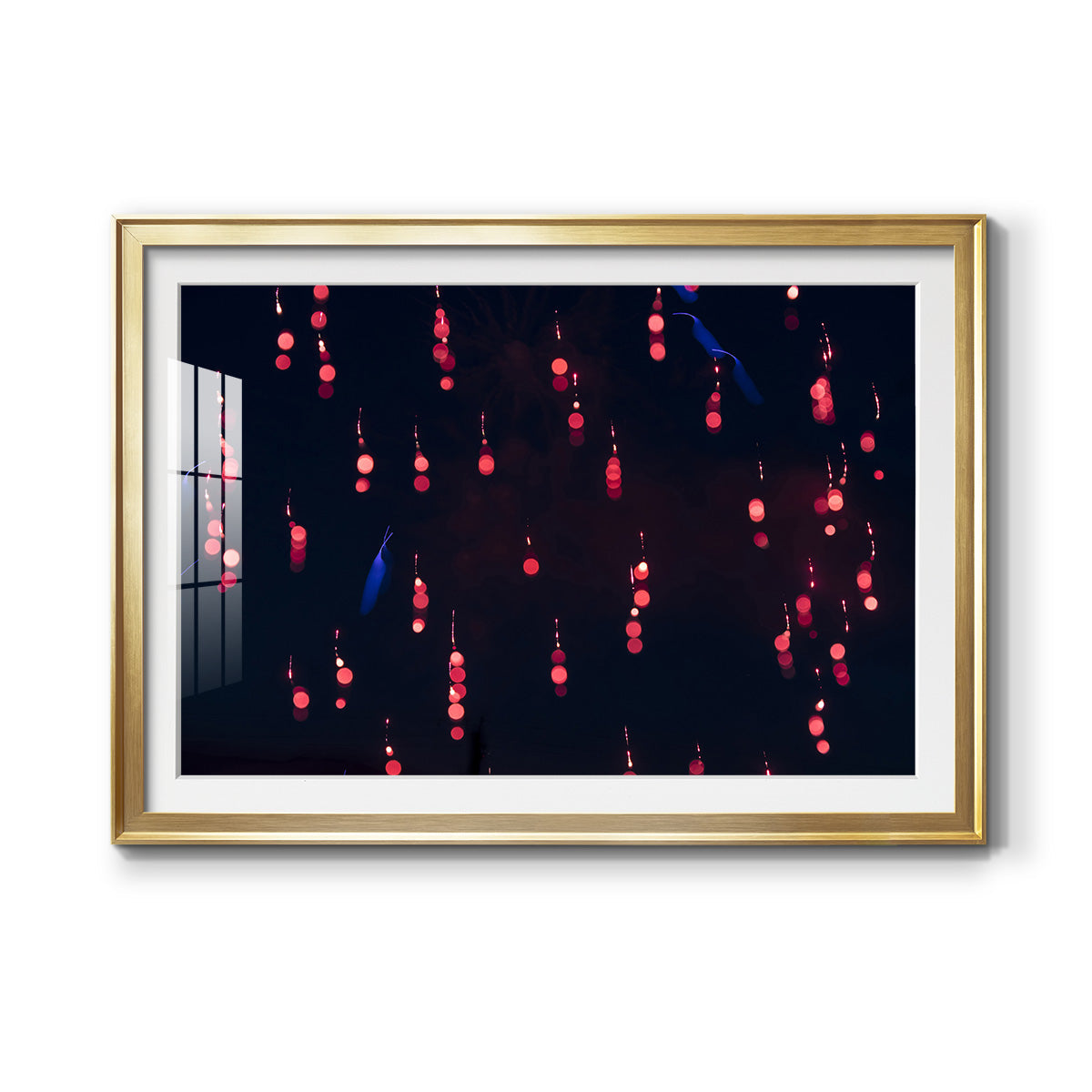 Crimson Constellation Premium Framed Print - Ready to Hang