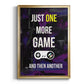 Gamer at Play II - Modern Framed Canvas Print