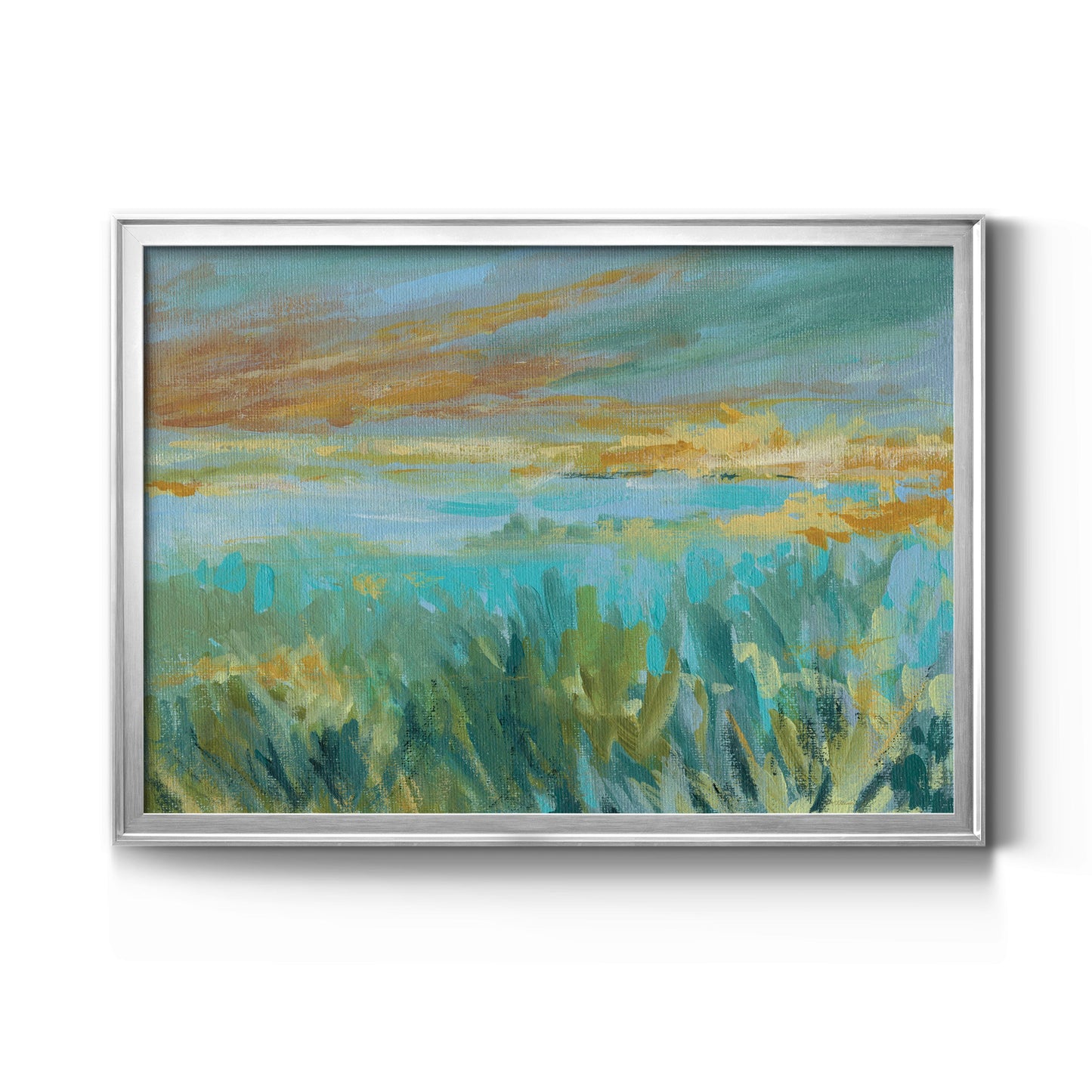 Grassy Beach Premium Classic Framed Canvas - Ready to Hang