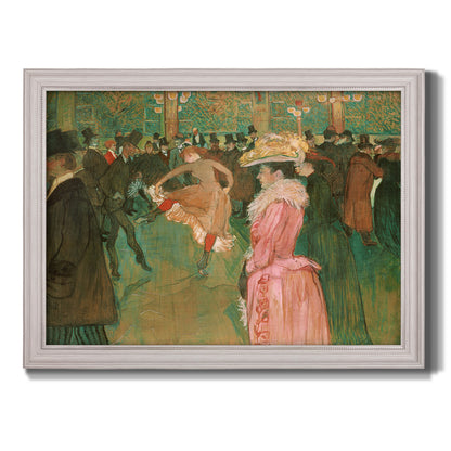 At the Moulin Rouge, The Dance - Ornate Framed Canvas Print