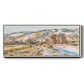 Winter at Giverny, 1886 - Floater Framed Canvas Print
