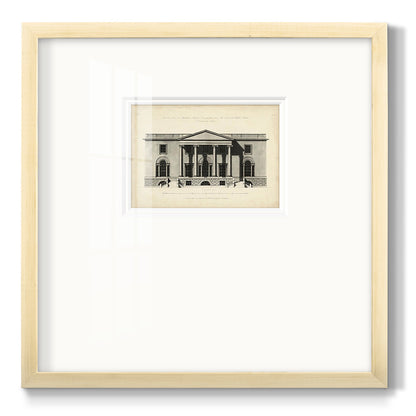 Richardson Architecture I - Double Matboard Framed Print