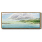 Clear Lagoon I - Floater Framed Canvas Print