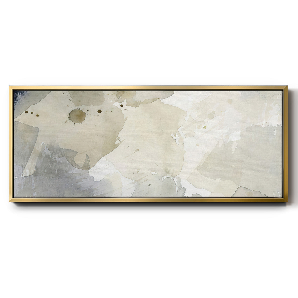 Dried Bergamot in Mist I - Floater Framed Canvas Print