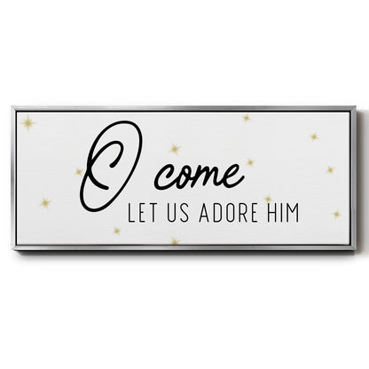 O Come - Floater Framed Canvas Print