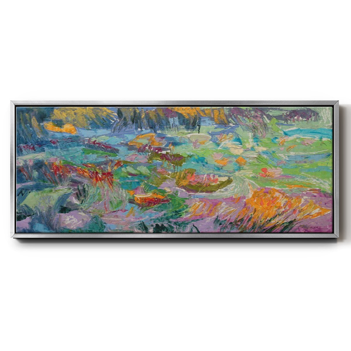 Morning Prayer - Floater Framed Canvas Print