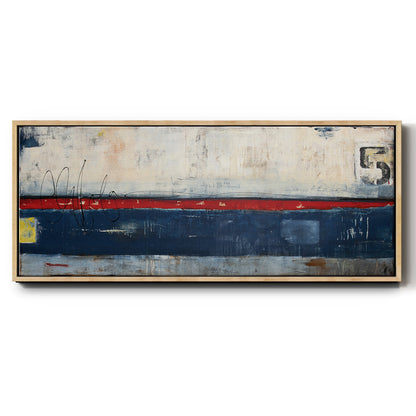 Dock 5 - Floater Framed Canvas Print