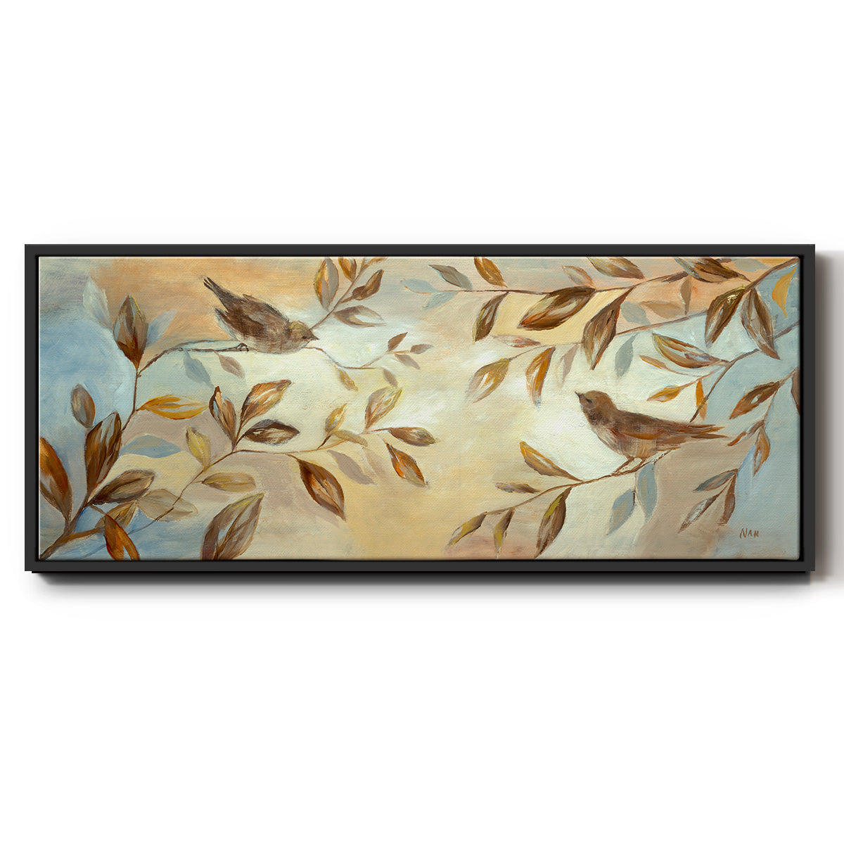 Frosty Morning - Floater Framed Canvas Print
