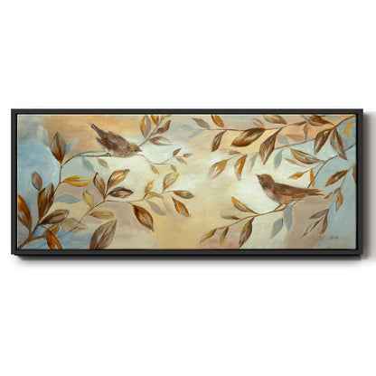 Frosty Morning - Floater Framed Canvas Print